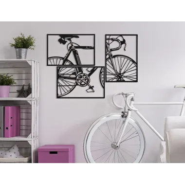 Panel ścienny Bike Set 3 szt. 40x1,3x60 cm (pojedynczy)